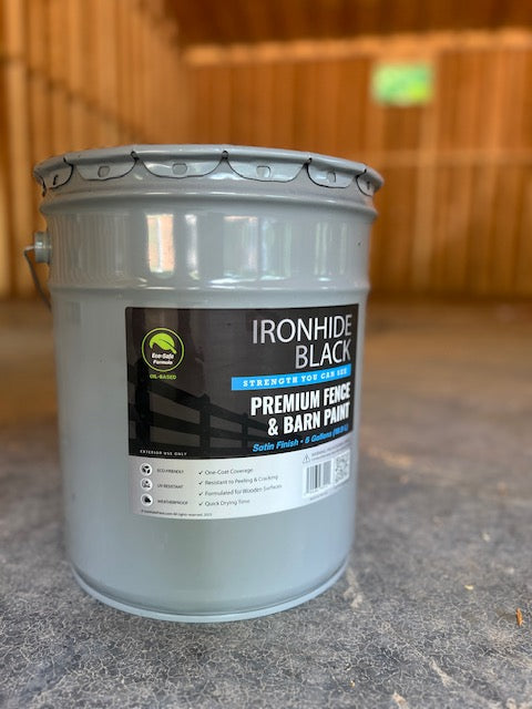 IRONHIDE Black Fence Paint