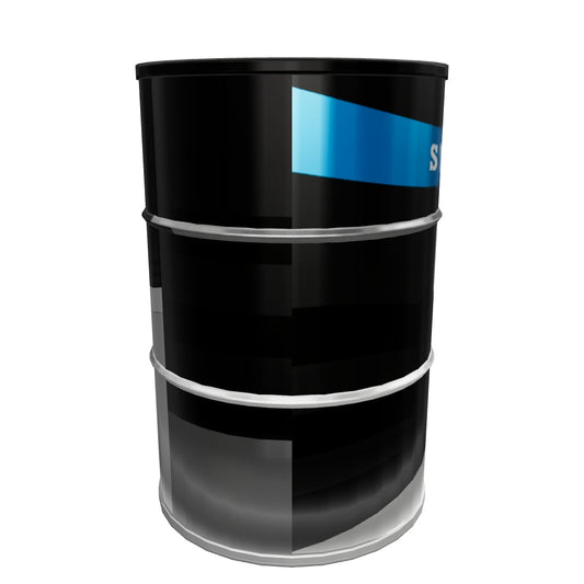 IRONHIDE Black Fence Paint 55 Gallon Drum
